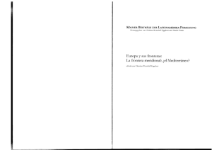Europa y sus fronteras: La frontera meridional: ¿el Mediterráneo?