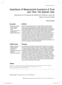 Importance of Measurement Invariance of Trust over Time. The