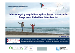 Marco legal y requisitos aplicables en materia de Responsabilidad