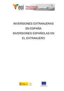 inversiones extranjeras en españa inversiones españolas en el