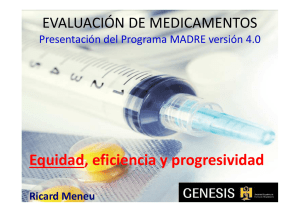 Equidad, eficiencia y progresividad