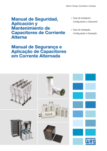 Manual de Seguridad, Aplicación y Mantenimiento de Capacitores