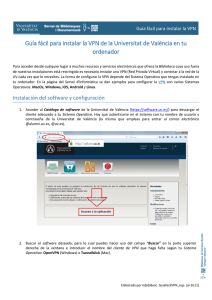 Guía fácil para instalar la VPN de la Universitat de València en tu