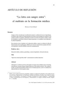 La letra con sangre entra: e - Pontificia Universidad Javeriana