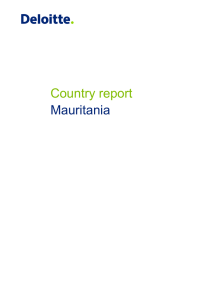Mauritania report