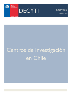 Centros de Investigación en Chile DECYTI