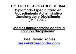 medios impugnatorios - Colegio de Abogados de Lima