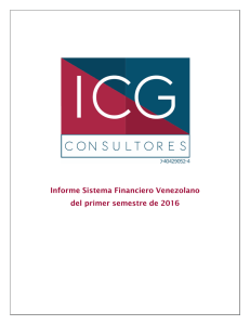 Informe Sistema Financiero Venezolano del primer semestre de 2016