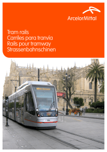 Tram rails Carriles para tranvía Rails pour tramway