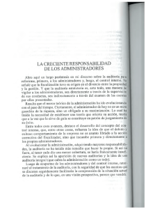 La creciente responsabilidad de los administradores