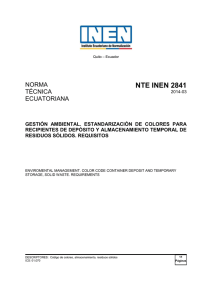 NTE INEN 2841 - Servicio Ecuatoriano de Normalización