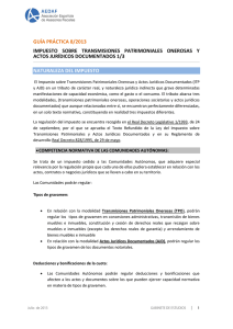 guía práctica 8/2013 impuesto sobre transmisiones patrimoniales