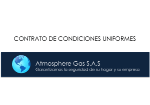 CONTRATO DE CONDICIONES UNIFORMES Atmosphere Gas S.A.S