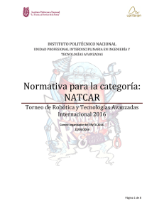 Normativa para la categoría: NATCAR