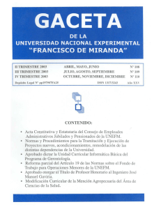 3.5 Normas y proc. para la tramitacion y ejecucion de