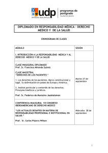 diplomado en responsabilidad médica