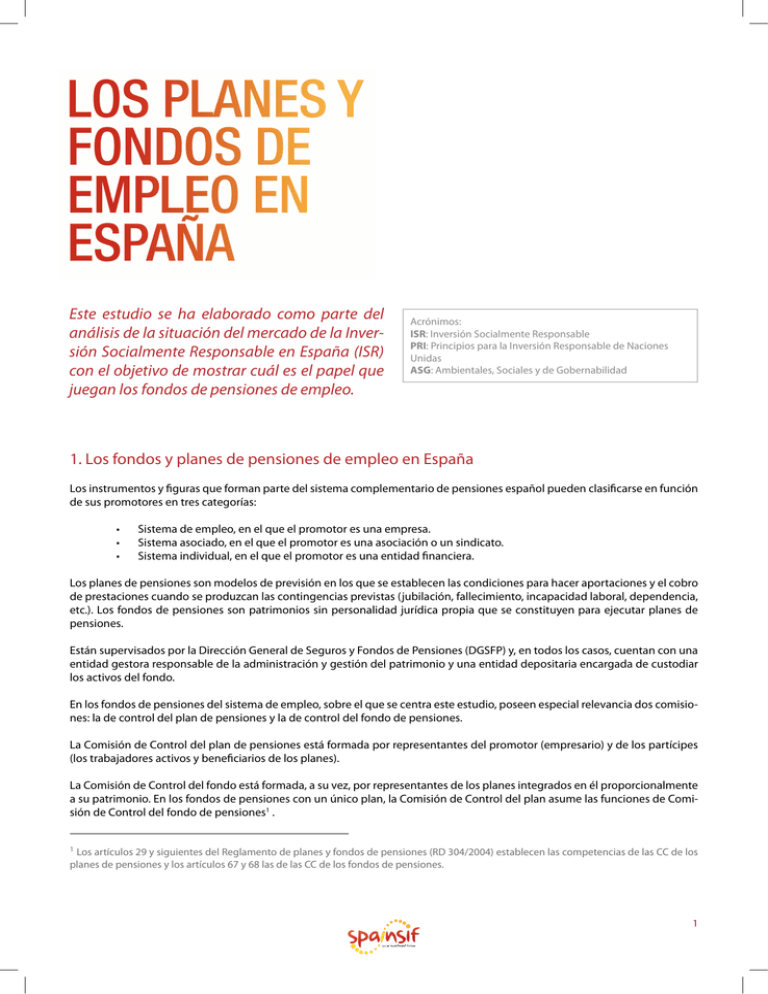 Los Planes Y Fondos De Empleo En España 7477