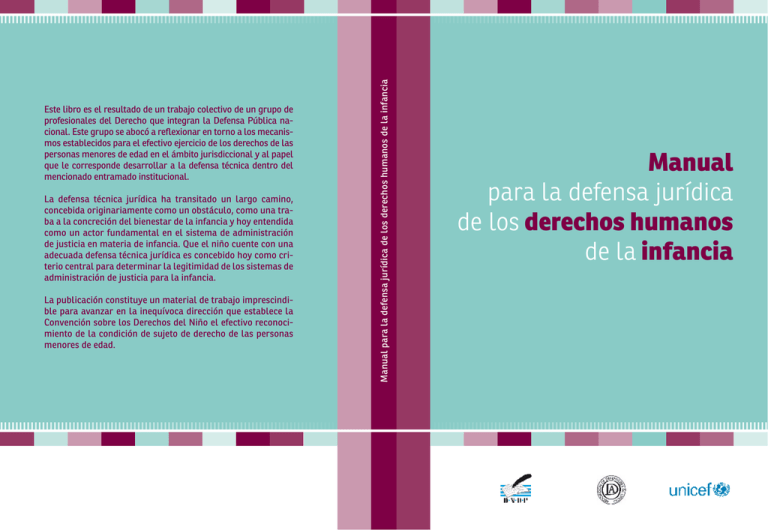 Manual para la defensa jurídica de los derechos humanos Manual para la defensa jurídica de los derechos humanos