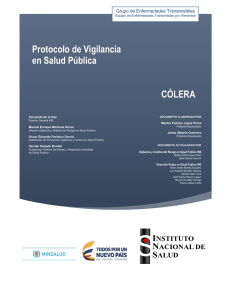 PRO Colera - Instituto Nacional de Salud