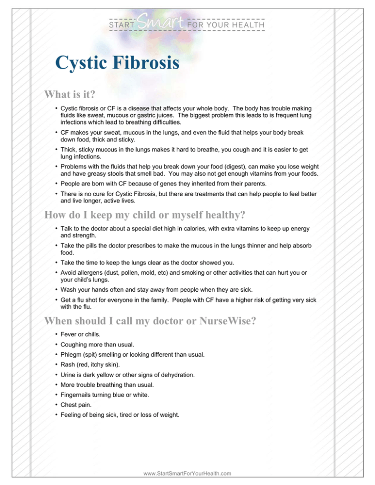 Cystic Fibrosis