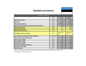 República de Estonia - Secretaría de Economía