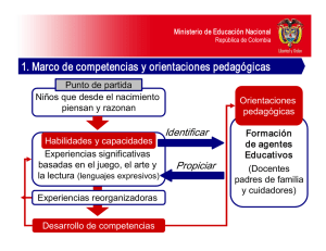 1. Marco de competencias y orientaciones pedagógicas