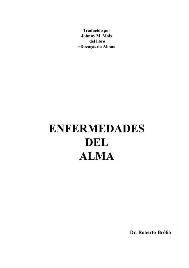 Enfermedades Del Alma