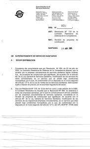 ANT.: Resolución No 730 de la Comisión Resolutiva de Defensa de