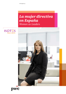 La mujer directiva en España