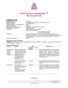 Ficha tÉCNICA PYRINEX 25 CS PDF 0.3MB