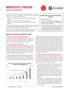 impuestos y precios - Campaign for Tobacco