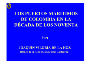 los puertos maritimos de colombia en la década de los noventa