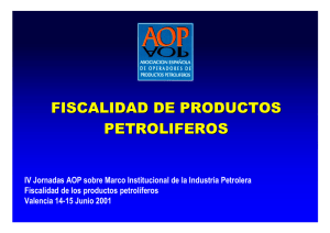 Fiscalidad de los Productos Petrolíferos