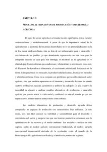 CAPÍTULO II MODELOS ALTERNATIVOS DE PRODUCCIÓN Y
