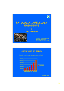 PATOLOGÍA INFECCIOSA EMERGENTE