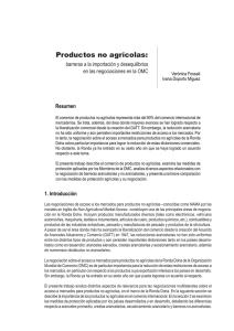 Productos no agrícolas - Centro de Economía Internacional