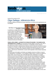 Olga Gallego, referencia ética