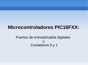 Microcontroladores PIC16FXX: