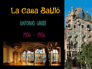 La Casa Batlló - Site langues de l`académie de Dijon