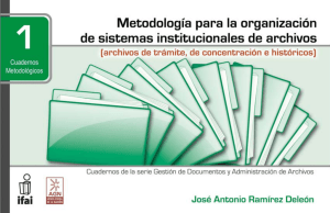 Metodología para la organización de sistemas institucionales