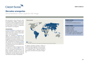Mercados emergentes Documentación sobre