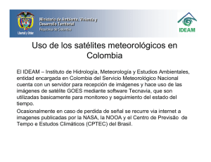 Uso de los satélites meteorológicos en Colombia