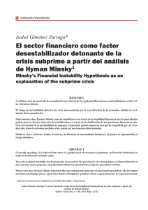 el sector financiero como factor... - IEAF