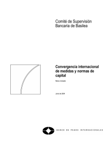 Convergencia internacional de medidas y normas de capital