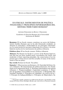 ius fiscale: instrumentos de política financiera y - e-Spacio