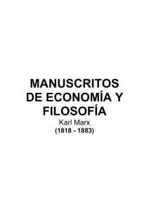 Marx, karl - Manuscritos de economia y filosofia