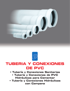 tuberia y conexiones de pvc