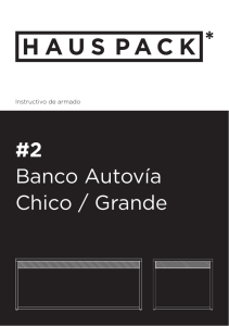 #2 Banco Autovía Chico / Grande