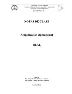 NOTAS DE CLASE Amplificador Operacional REAL