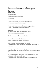 Los cuadernos de Georges Braque